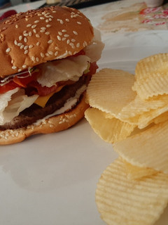 Una foto de Hamburguesa a la Esther 😀