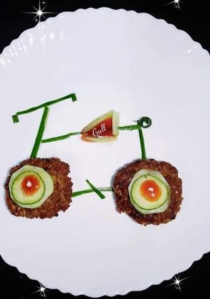 A picture of Chapli Kabab.