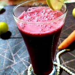 A picture of Beetroot Carrot mocktail.