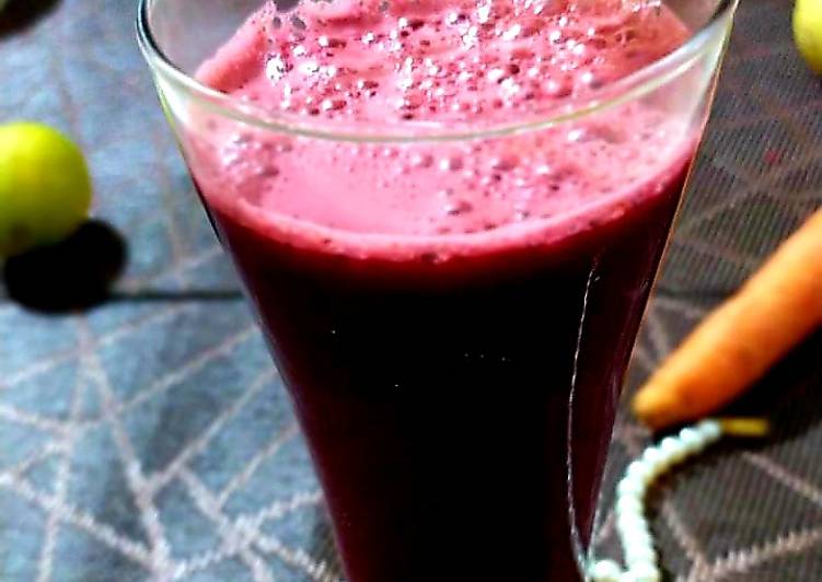 Recipe: Tasty Beetroot Carrot mocktail