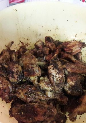 A picture of Seasoned wings.