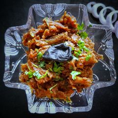 A picture of सुके बोंबील मसाला.