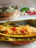 Pepes Ikan Bumbu Mangga Muda