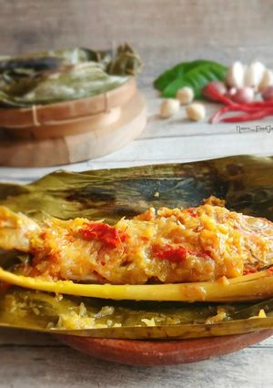 Foto resep Pepes Ikan Bumbu Mangga Muda