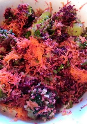 Una foto de Ensalada veg con cous cous