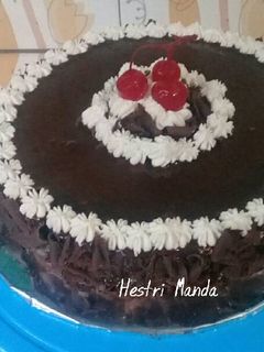 Foto resep Birthday cake (base cake brownies)