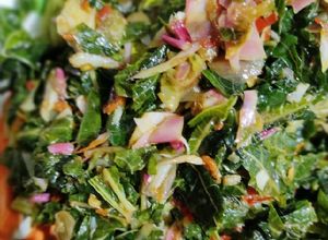Foto resep Tumis daun pepaya, teri combrang