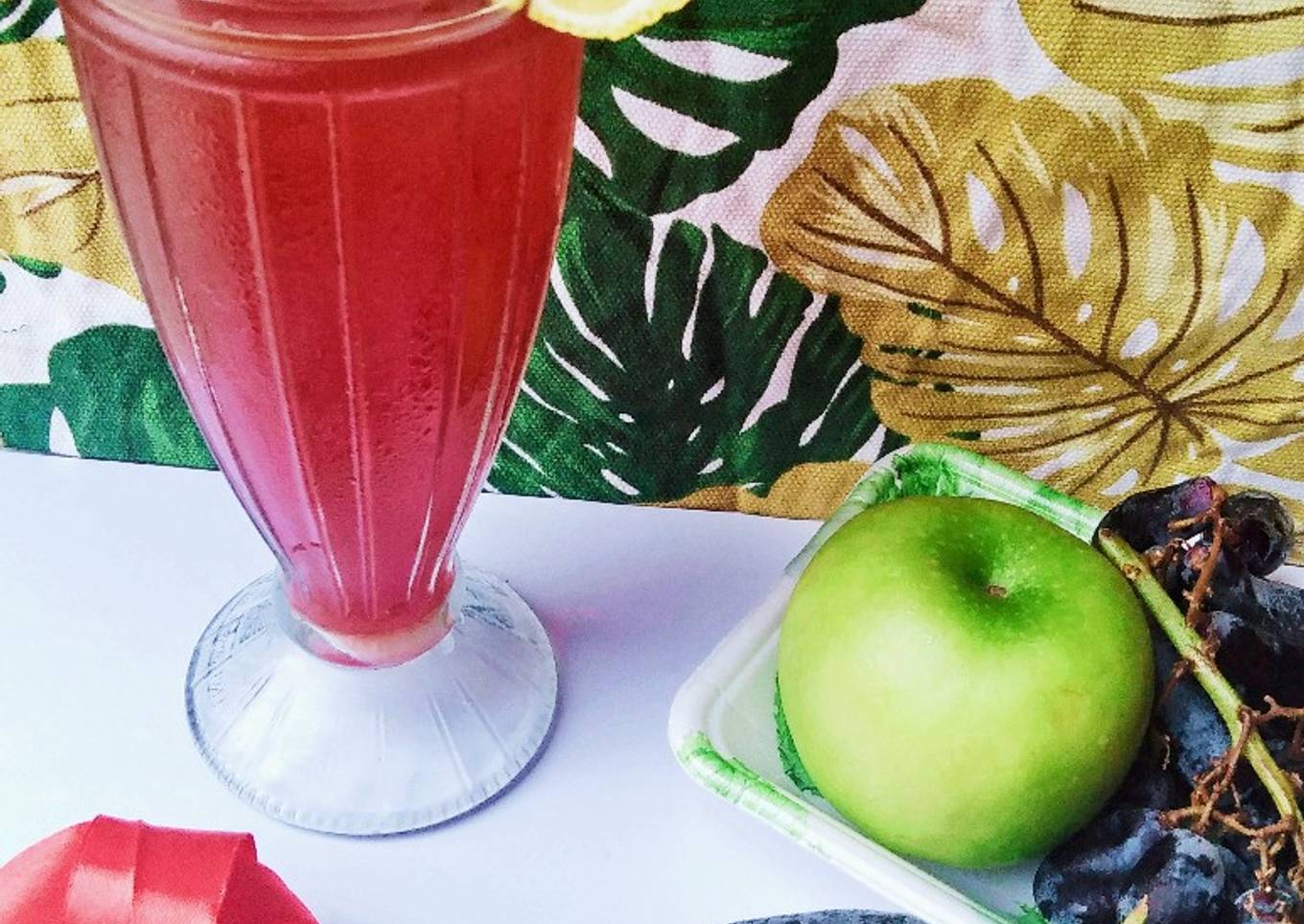 Jus apel mix anggur������