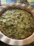 Pastel de papa y brócoli