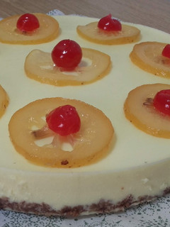 Una foto de Tarta de limón sin horno