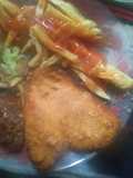 Pechuga de pollo empanizada