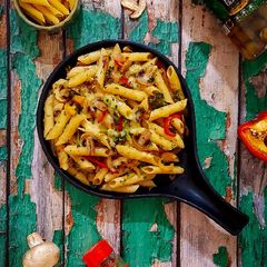 A picture of Mushroom Penne Pasta.