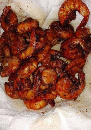 A picture of Shrimp in Garlic Sauce.