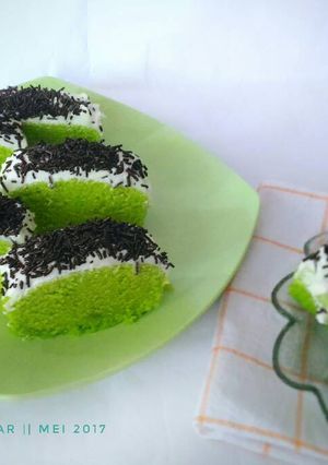 Foto resep Brownies Kukus Pandan Ny.Liem