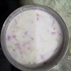 A picture of Mix veg raita.