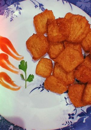 A picture of Crispy potato bites 🥔.