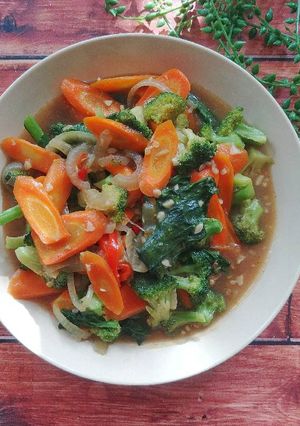 Foto resep Cah Kailan Brokoli Wortel