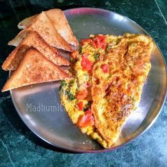 A picture of Masala Omelette.