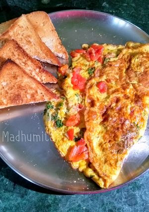 A picture of Masala Omelette.