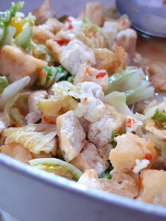 Cara Gampang Menyiapkan Resep Tumis Sawi putih+Tahu putih Sederhana ala anak kos yang Lezat Sekali Anti Ribet, Menggugah Selera