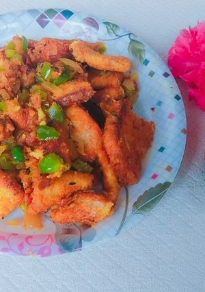 ब्रेड उपमा रेसिपी मुख्य फोटो