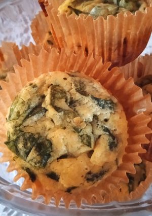 Una foto de Muffins de espinaca