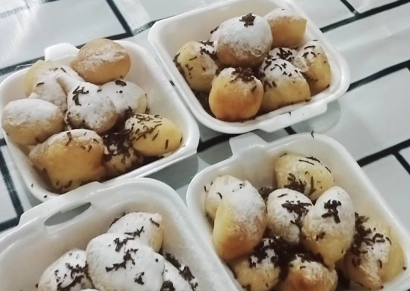 2. Donat Yunani/ Donat lukumedes tanpa telur tanpa ulen