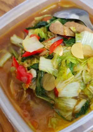 Foto resep Tumis sawi hijau dan putih