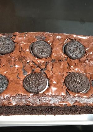 Foto resep Shiny Crust Brownies by Vet's Kitchen