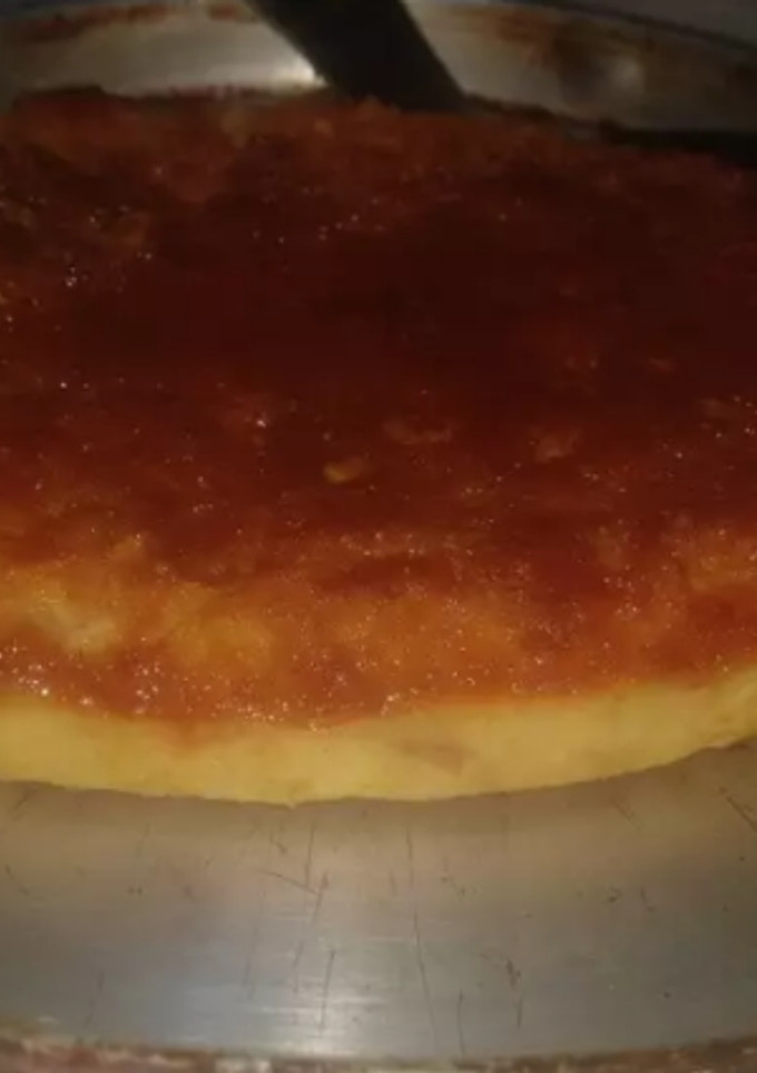 Una foto de Budín de pan con pan duro o de ayer