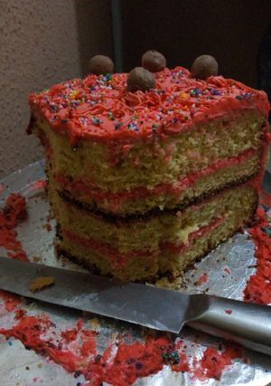 A picture of Strawberry cake.