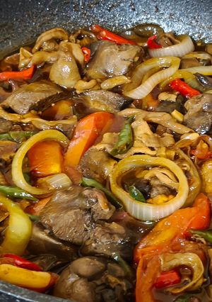 Foto resep Ati Ampela Usus Saus Pedas