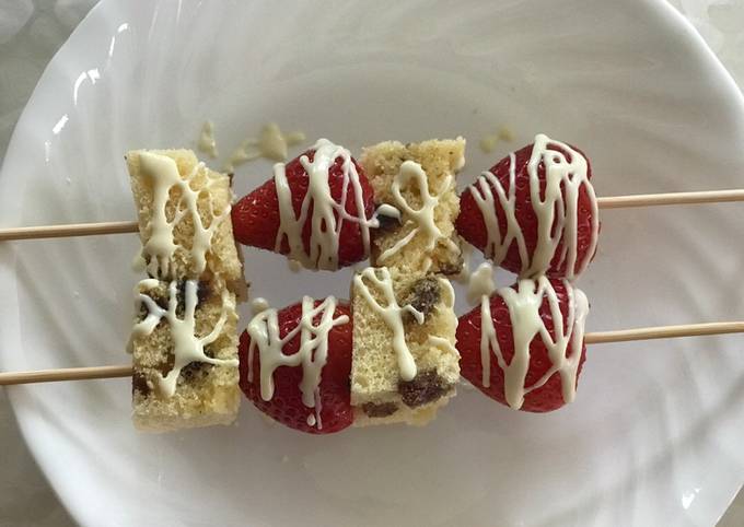 Simple Way to Make Ultimate Strawberry kebabs