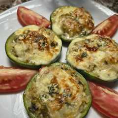 Zapallitos Rellenos Con Arroz y Queso / Receta Vegetariana-レシピのメイン写真
