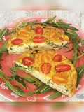 Omelette au four, épinards /jambon/comté