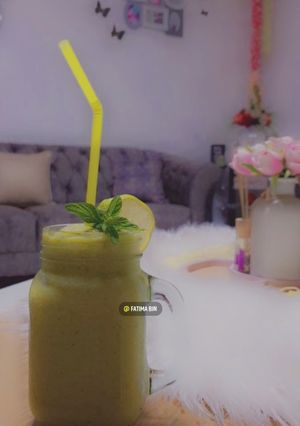 صورة لوصفة سموذي ليمون ونعنع 🍋🌱