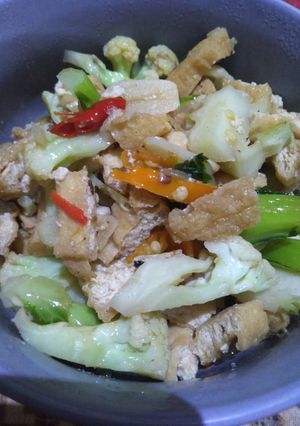 Foto resep Tumis Kembang Kol dan Tahu