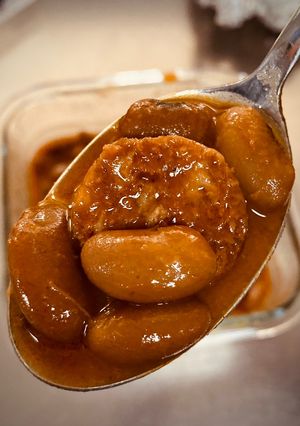 Una foto de Fabada de Alubias Canela (Instant Pot)