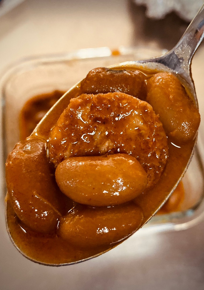 Una foto de Fabada de Alubias Canela (Instant Pot)