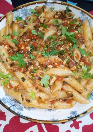 A picture of Masala Penne.