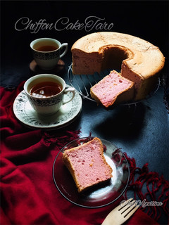 Foto resep Chiffon Cake Taro (loyang Tulban)