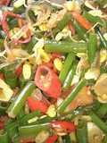 Tumis bunga bawang merah/puthut