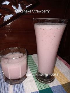 Foto resep Milkshake Strawberry