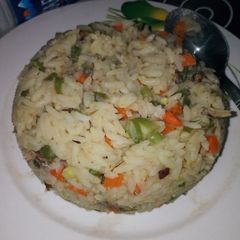 A picture of Coconut Vegetable Rice.