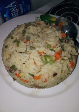 A picture of Coconut Vegetable Rice.