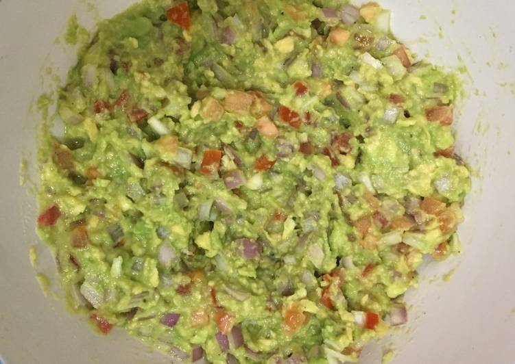 Dipping Guacamole