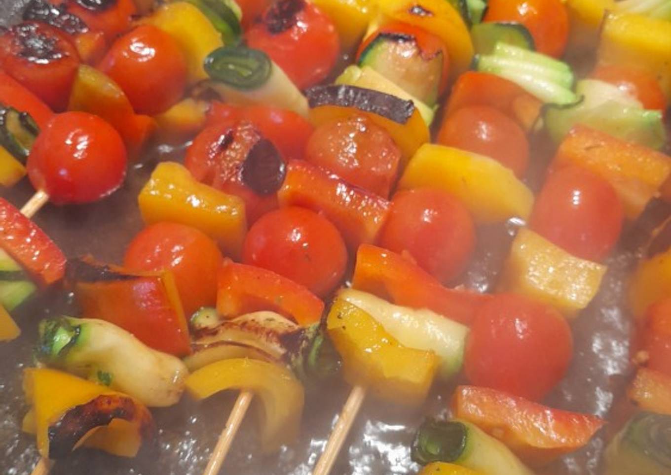Recipe of Ultimate Side dish, vibrant vegetable skewers