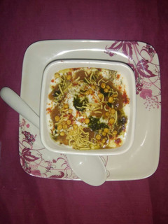 A picture of Leftover idli chaat.