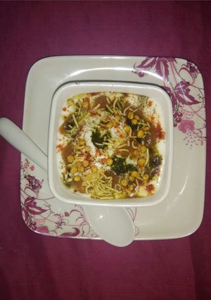 A picture of Leftover idli chaat.