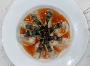 Hình của món Tôm sốt Thái.